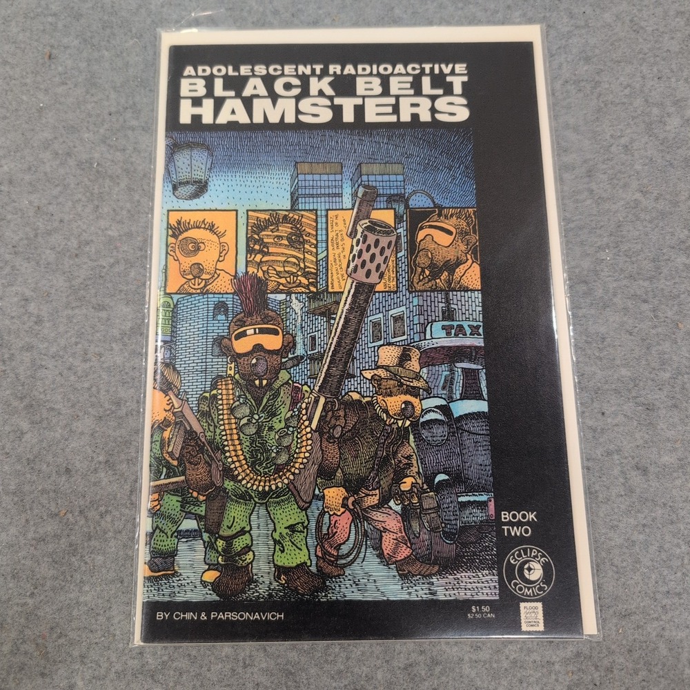 Adolescent Radioactive Black Belt Hamsters Book 2 Eclipse Comics‎ Chin